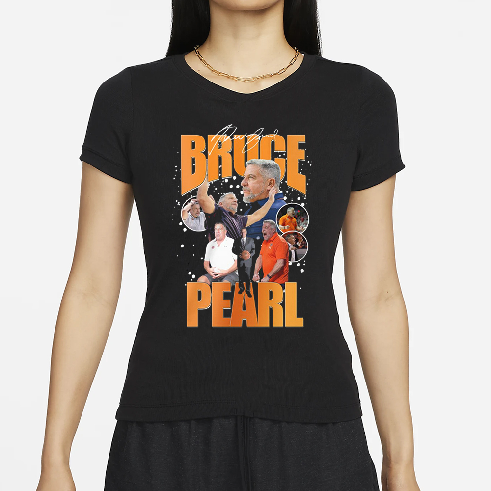 Auburn Coach Bruce Pearl T-Shirt 4 Auburn Coach Bruce Pearl T-Shirt