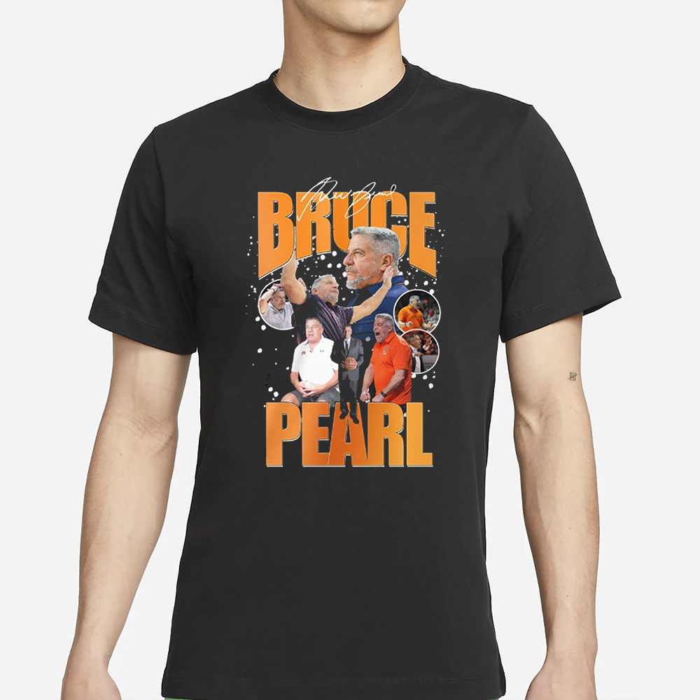 Auburn Coach Bruce Pearl T-Shirt 5 Auburn Coach Bruce Pearl T-Shirts