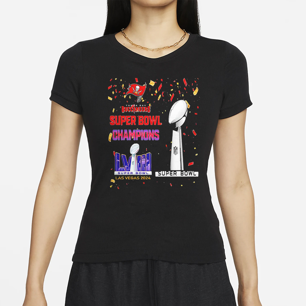 Buccaneers Super Bowl Champions LVIII Las Vegas 2024 T-Shirt 4 Buccaneers Super Bowl Champions LVIII Las Vegas 2024 T-Shirt