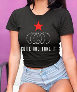 Come And Take It Texas Border Razor Wire Immigration Shirt
