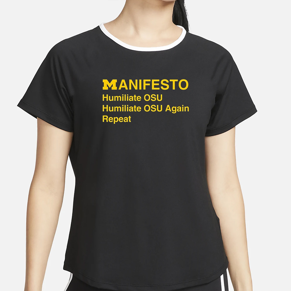 Dave Portnoy Manifesto Humiliate Osu Again Repeat T-Shirt 4 Dave Portnoy Manifesto Humiliate Osu Again Repeat T-Shirt2