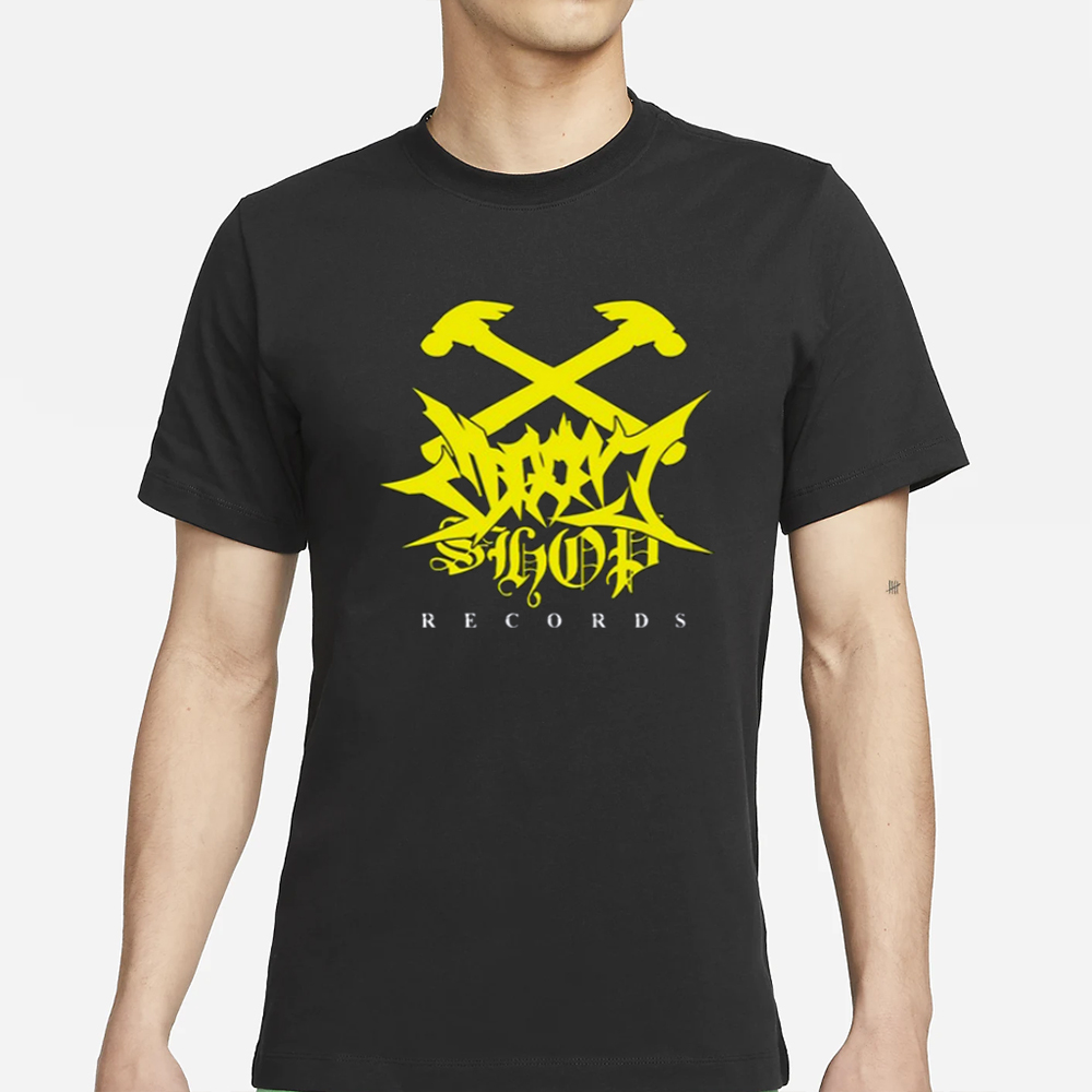 Doomshop Records Yellow T-Shirts 4 Doomshop Records Yellow T-Shirts
