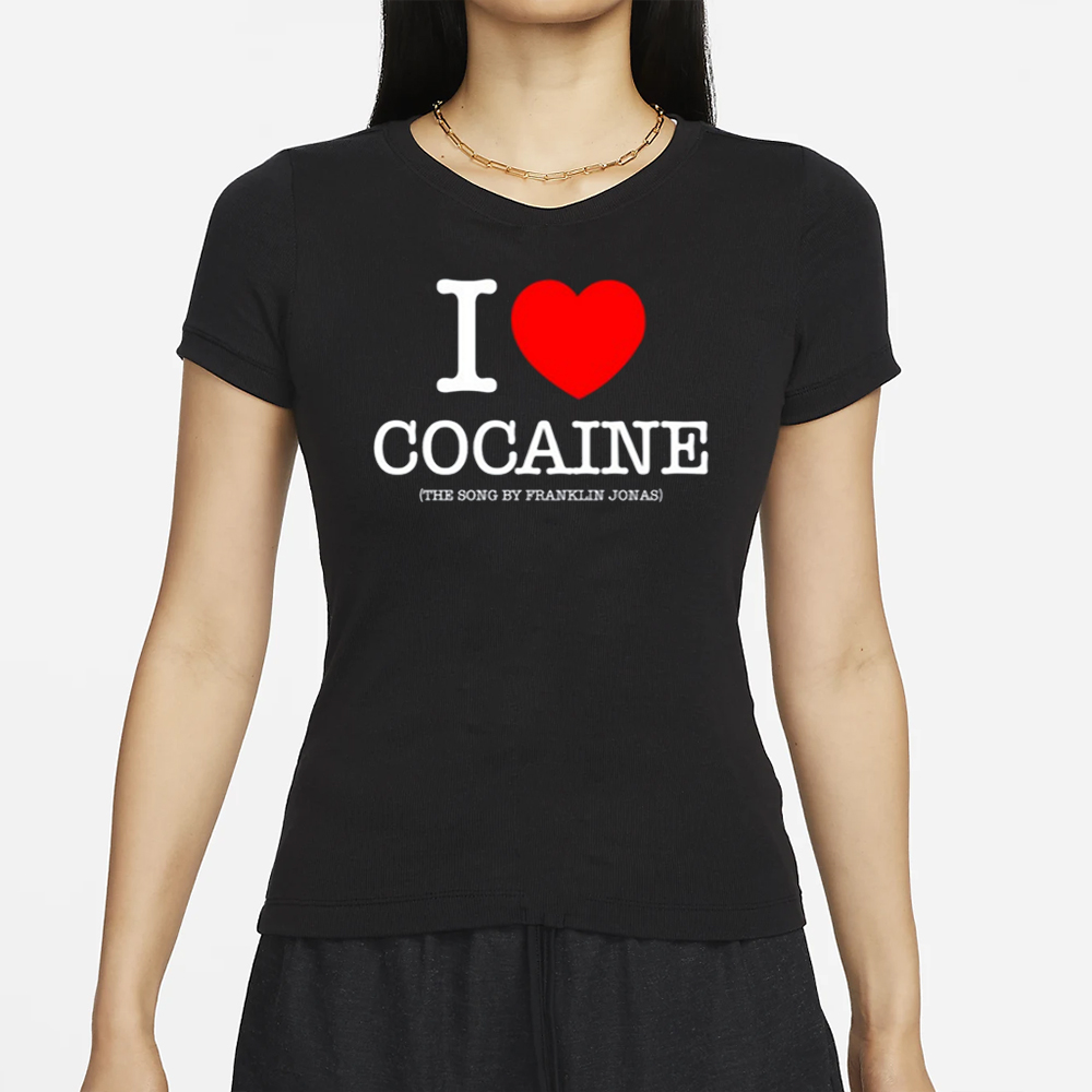 Franklin Jonas X Pizzaslime I Love Cocaine T-Shirt 4 Franklin Jonas X Pizzaslime I Love Cocaine T-Shirt