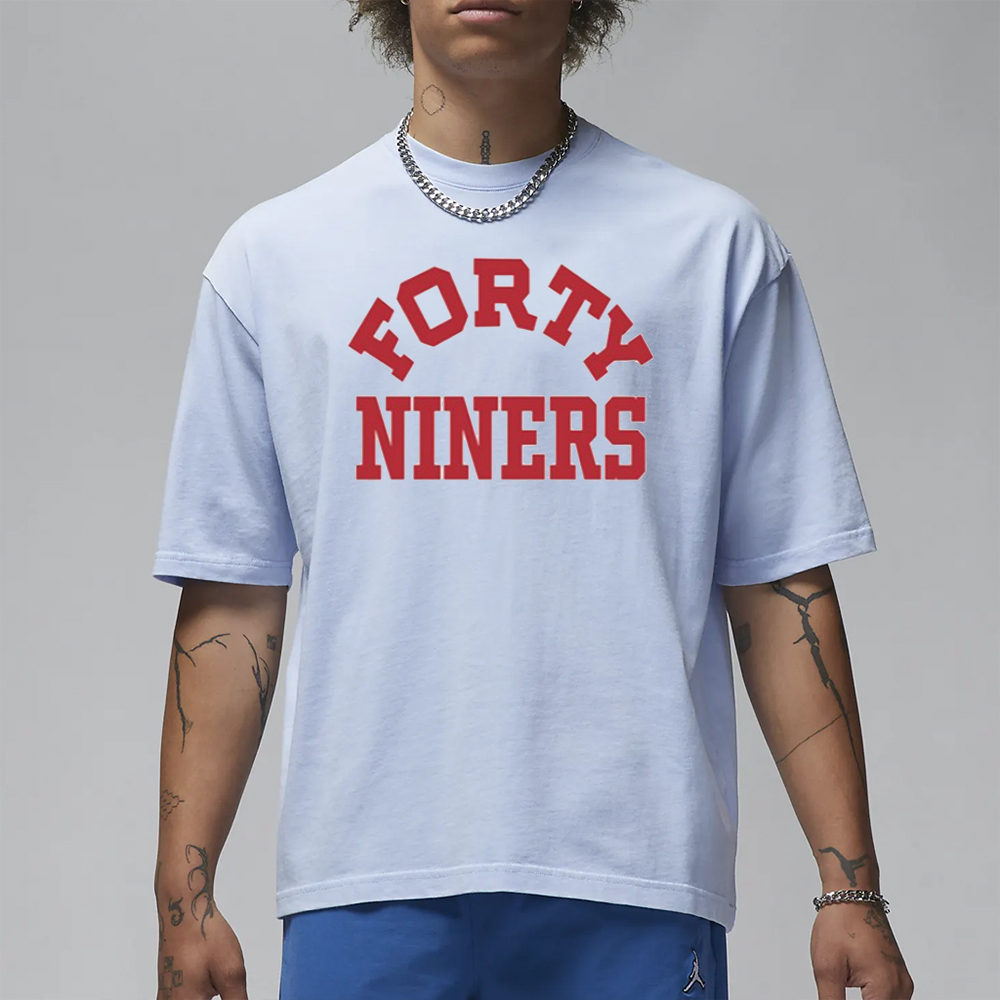 George Kittle Wearing Forty Niners T-Shirt 4 George Kittle Wearing Forty Niners T-Shirt1
