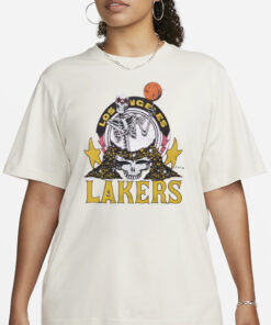 Grateful Dead X Lakers Skull T Shirt3