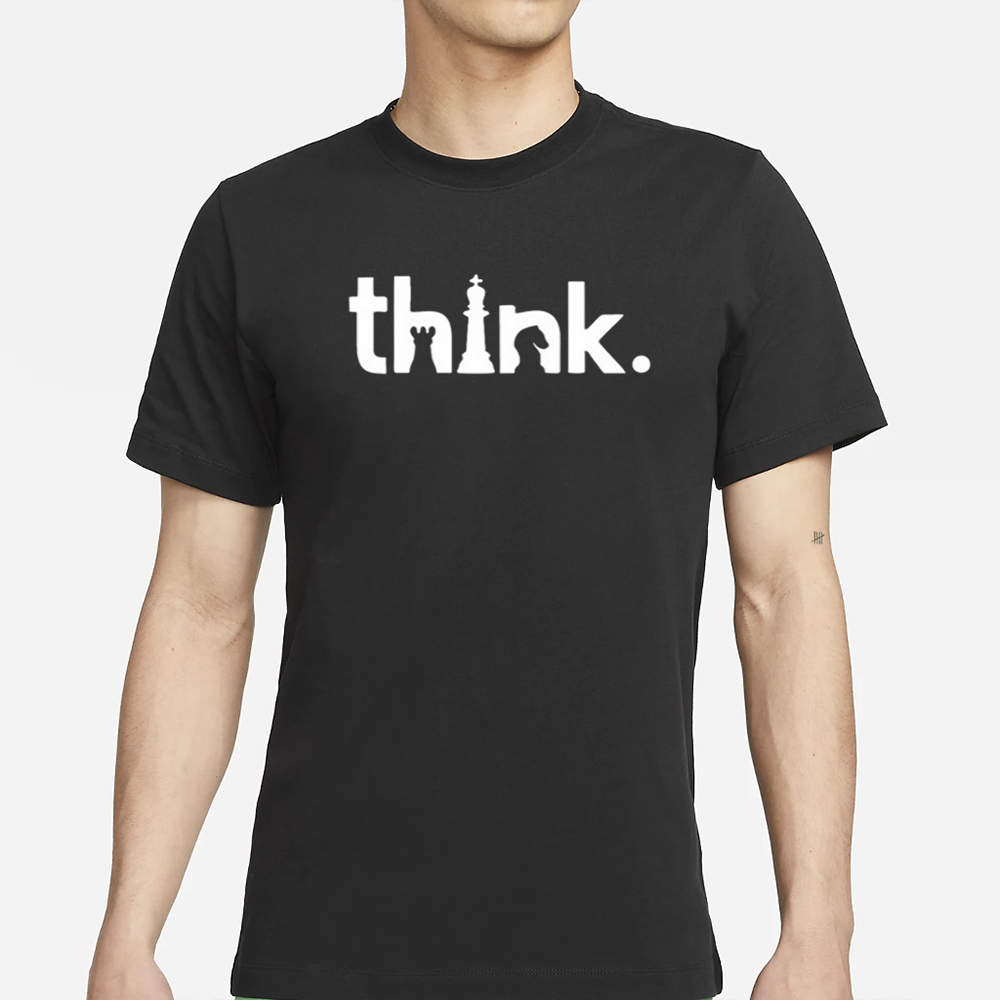 Gregg Bell Wearing Think Chess T-Shirt 4 Gregg Bell Wearing Think Chess T-Shirt