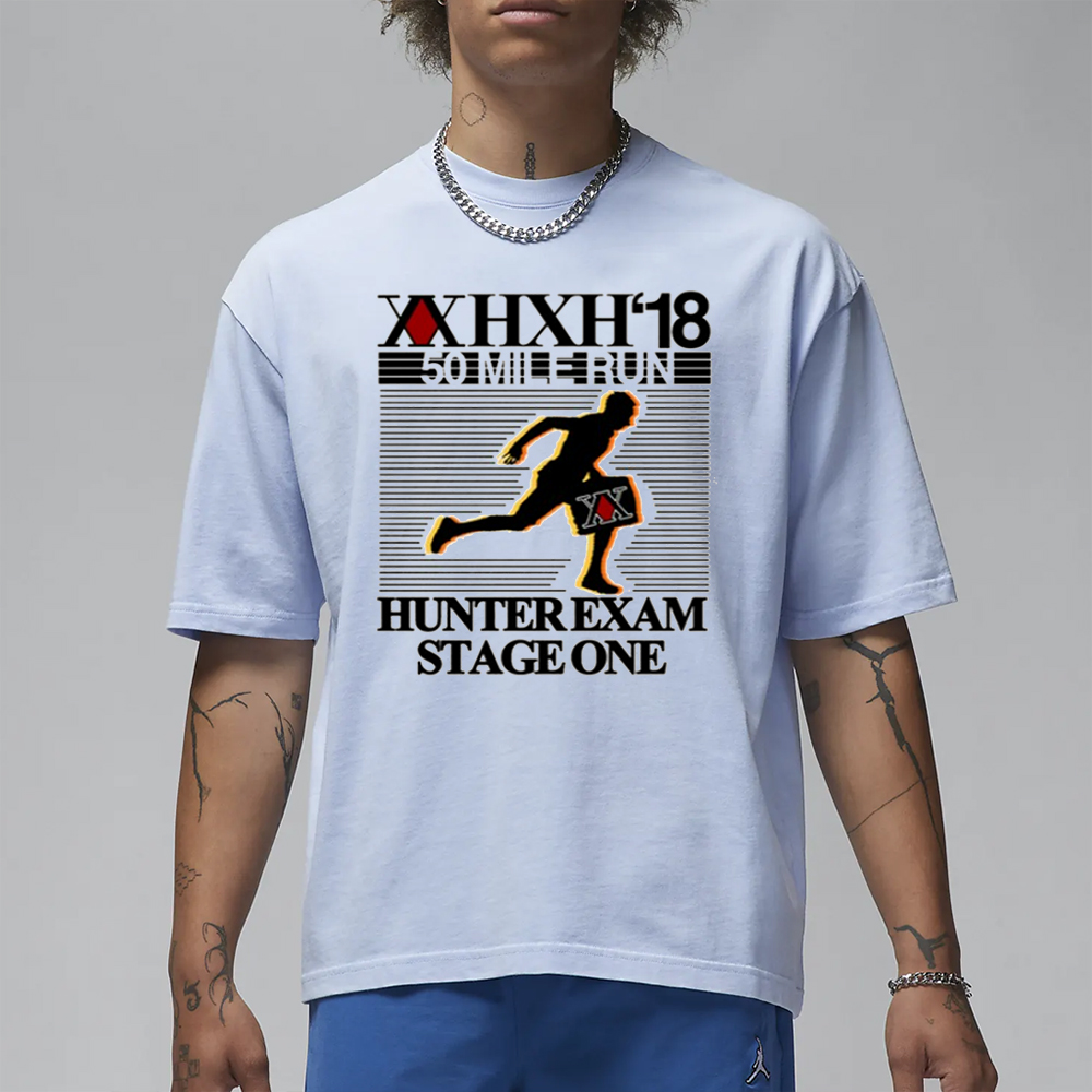 Hoshispieces Xxhxh'18 50 Mile Run Hunter Exam Stage One T-Shirt 4 Hoshispieces Xxhxh'18 50 Mile Run Hunter Exam Stage One T-Shirt1