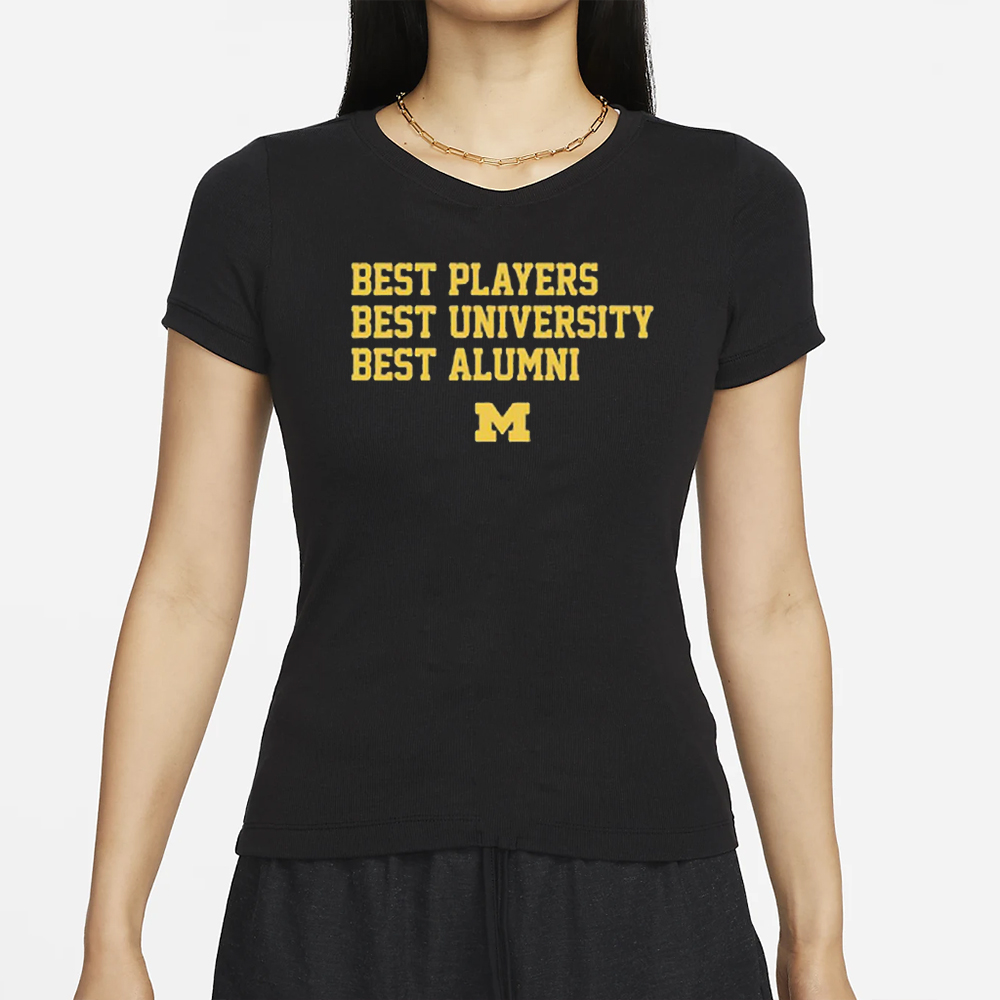 Michigan Football Best Players University Alumni T-Shirt 4 Michigan Football Best Players University Alumni T-Shirt