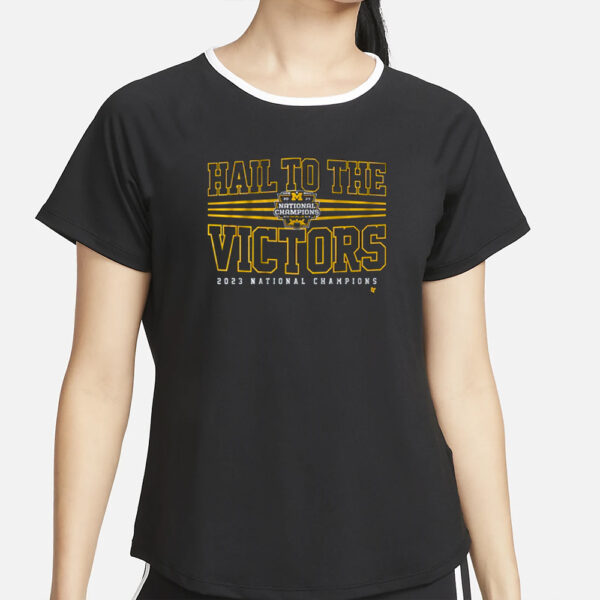 Michigan Football Hail To The Victors National Champions 2023 T-Shirt4