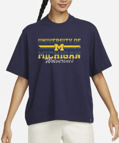 Michigan Football University Of Wolverines Throwback T-Shirts