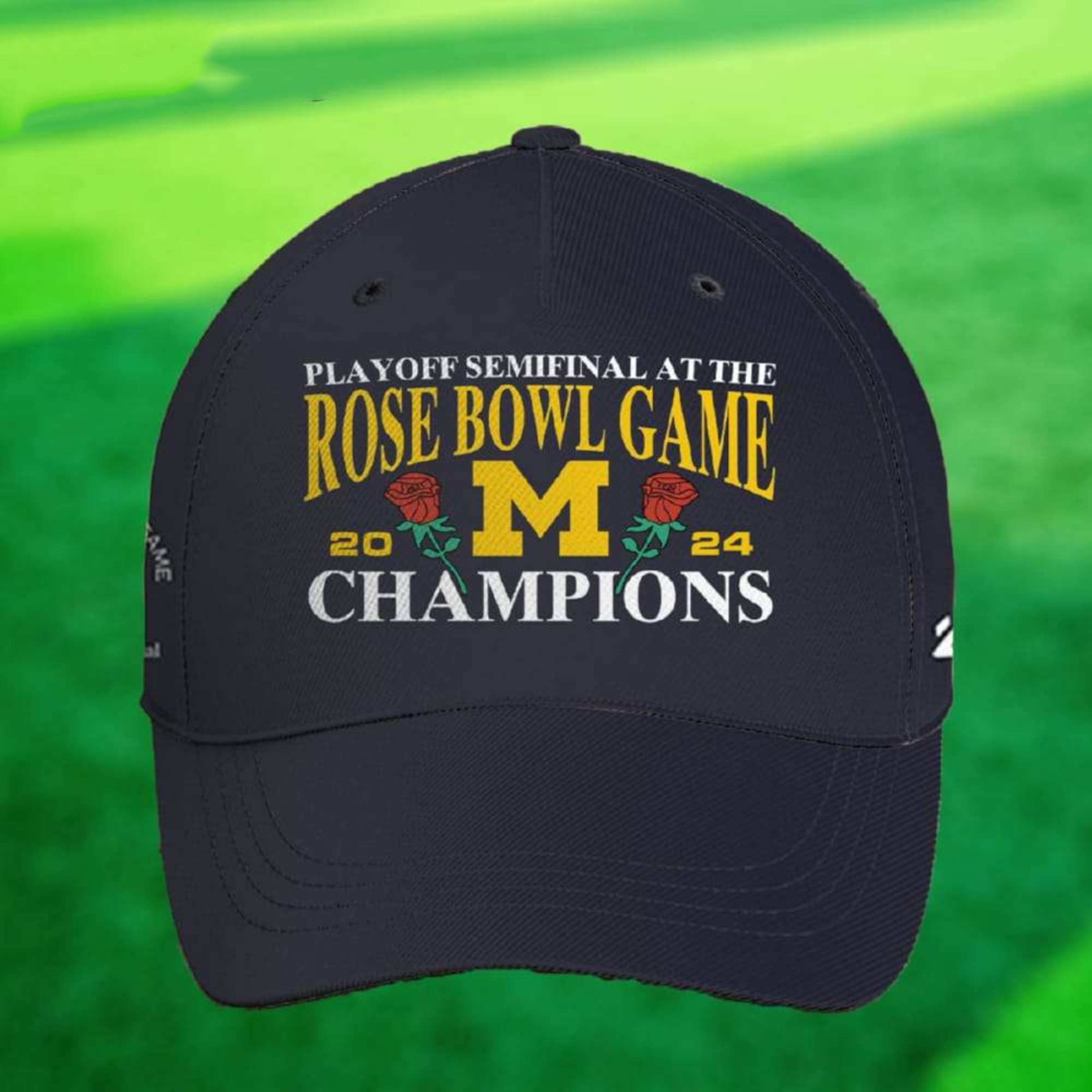 Michigan Playoff Semifinal At The Rose Bowl Game 2023 Champions Hat 4 Michigan Playoff Semifinal At The Rose Bowl Game 2023 Champions Hat