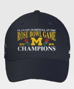 Michigan Playoff Semifinal At The Rose Bowl Game 2023 Champions Hat1