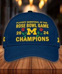 Michigan Semifinal At The Rose Bowl Game Champions Hat1