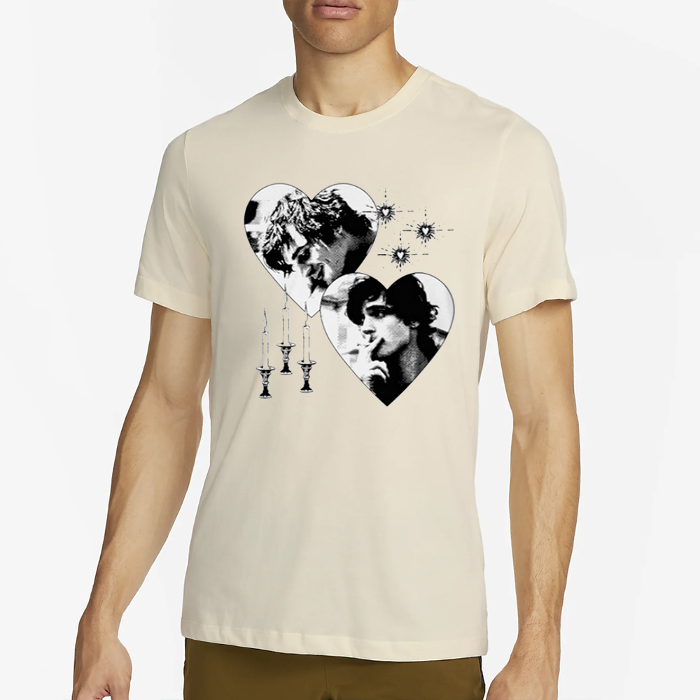 Mustardyardpress Saltburn Felix Hearts T-Shirt 4 Mustardyardpress Saltburn Felix Hearts T-Shirt2