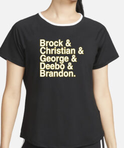Ninersparky Brock & Christian & George & Deebo & on T-Shirt3