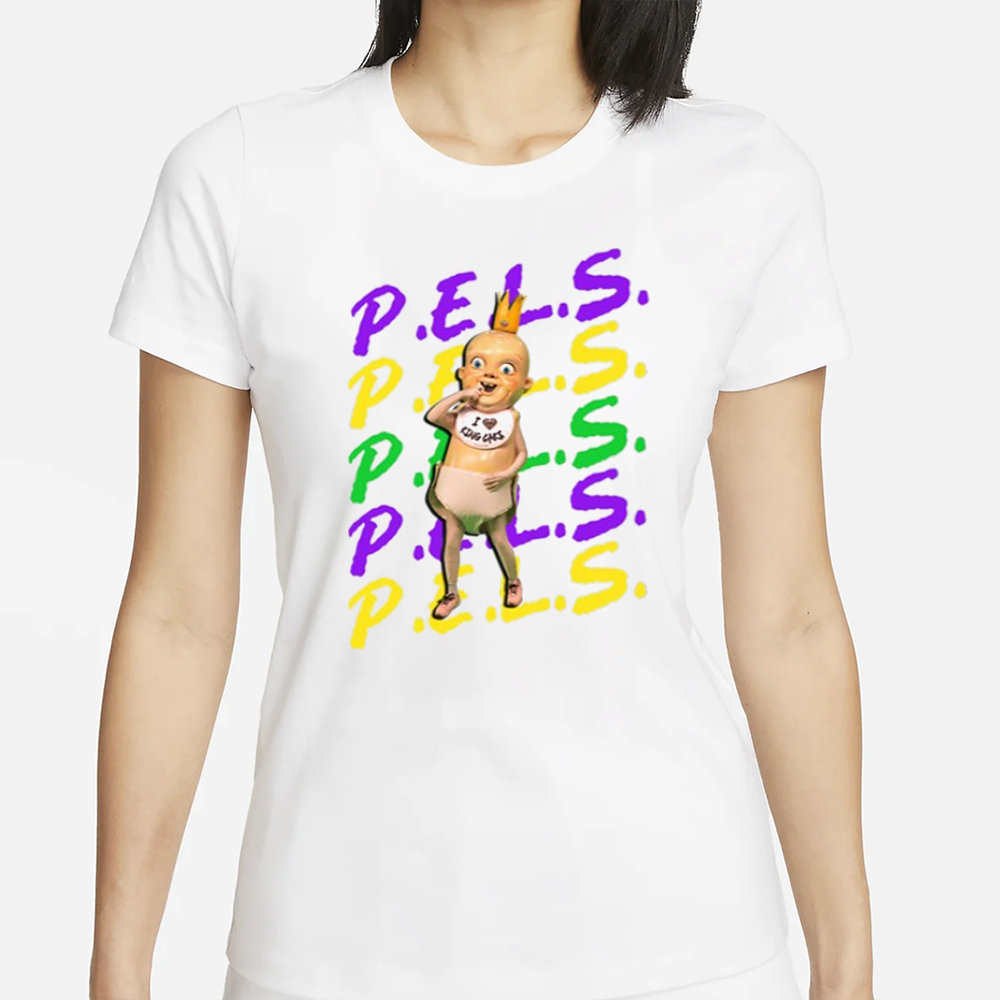Pels King Cake Baby T-Shirt 4 Pels King Cake Baby T-Shirt