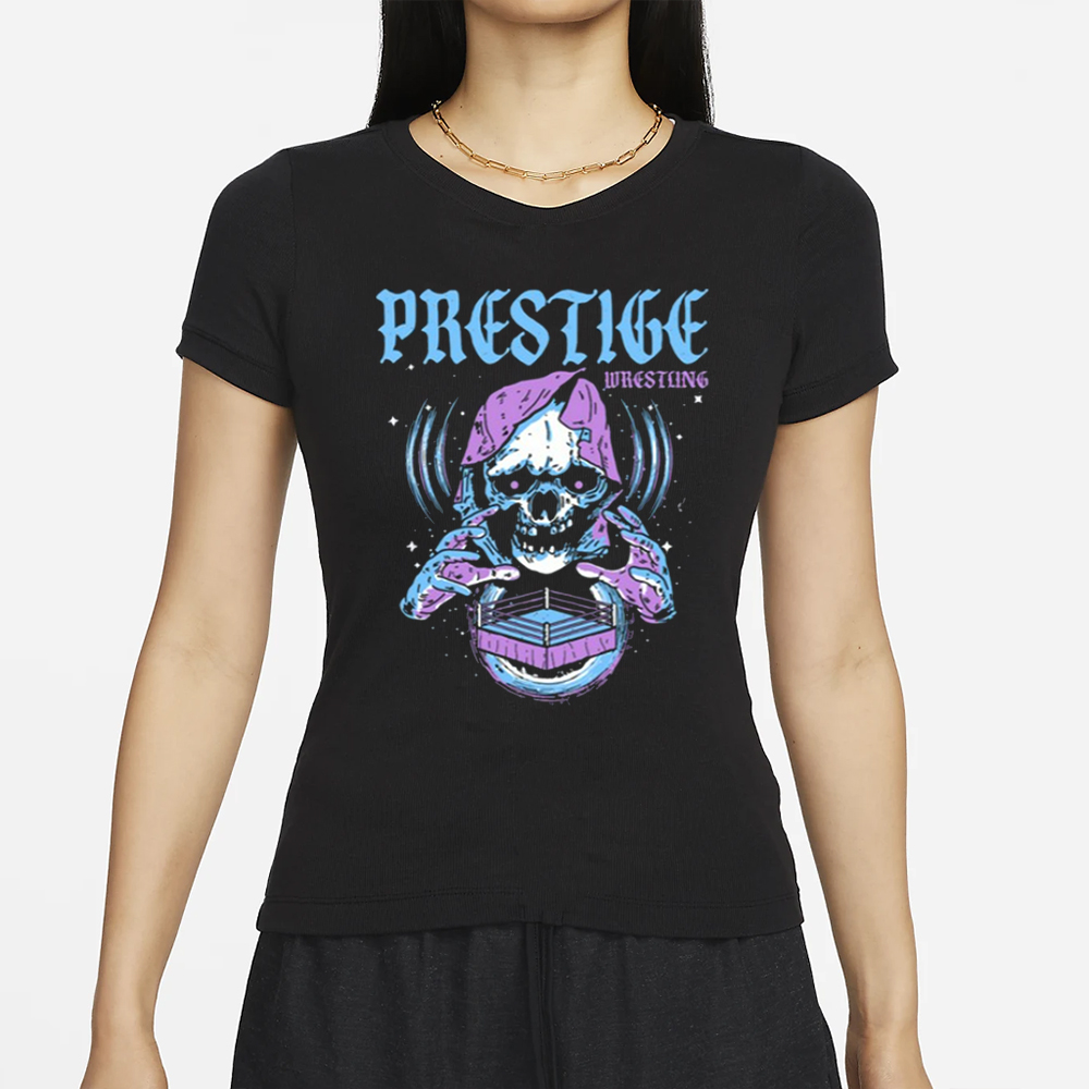 Prestige Wrestling Prestige Crystal Ball Ring T-Shirt 4 Prestige Wrestling Prestige Crystal Ball Ring T-Shirt