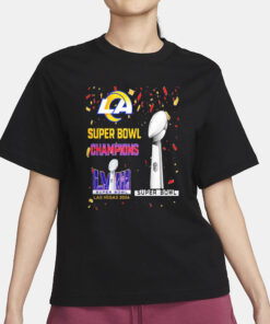 Rams Super Bowl Champions LVIII Las Vegas 2024 T-Shirt3