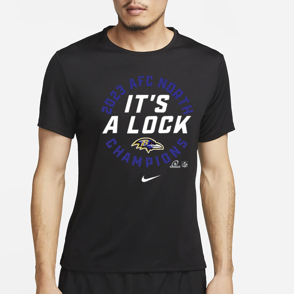 Ravens It’s A Lock 2023 AFC North Champions T-Shirt 4 Ravens It’s A Lock 2023 AFC North Champions T-Shirt2