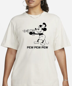 Raygunsite Pew Pew Pew Steamboat Raygun T-Shirt1