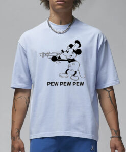 Raygunsite Pew Pew Pew Steamboat Raygun T-Shirt3