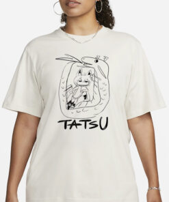 Shirakami Fubuki Tatsu Art T-Shirt3