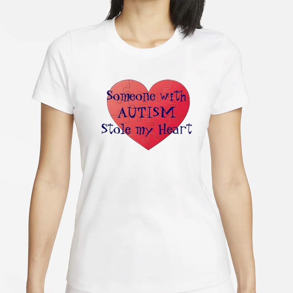 Someone With Autism Stole My Heart T-Shirt 4 Someone With Autism Stole My Heart T-Shirt