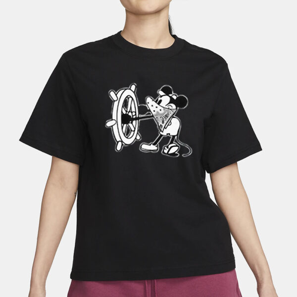 Steamboat Willie Mickey Mouse With Hat And Bandanna T-Shirt3