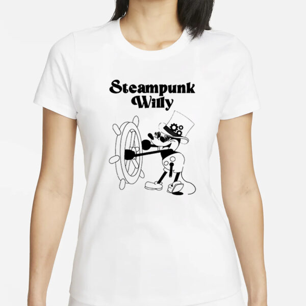 Steampunk Willy Mickey Mouse T-Shirt