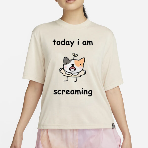 Stinky Katie Today I Am Screaming T-Shirt4