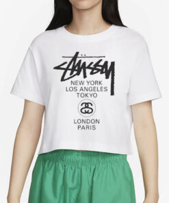 Stussy World Tour New York Los Angeles Tokyo London Paris T-Shirt1