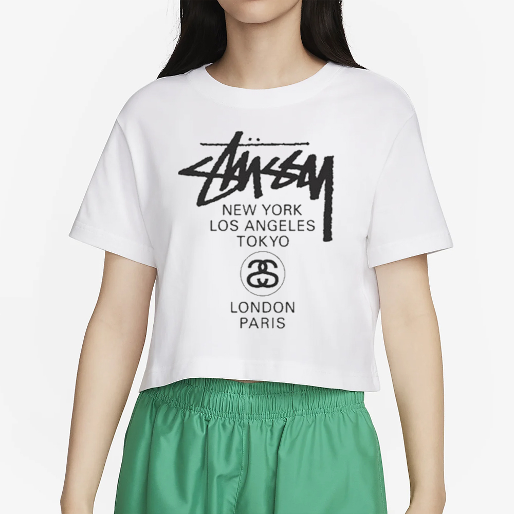 Stussy World Tour New York Los Angeles Tokyo London Paris T-Shirt 4 Stussy World Tour New York Los Angeles Tokyo London Paris T-Shirt1