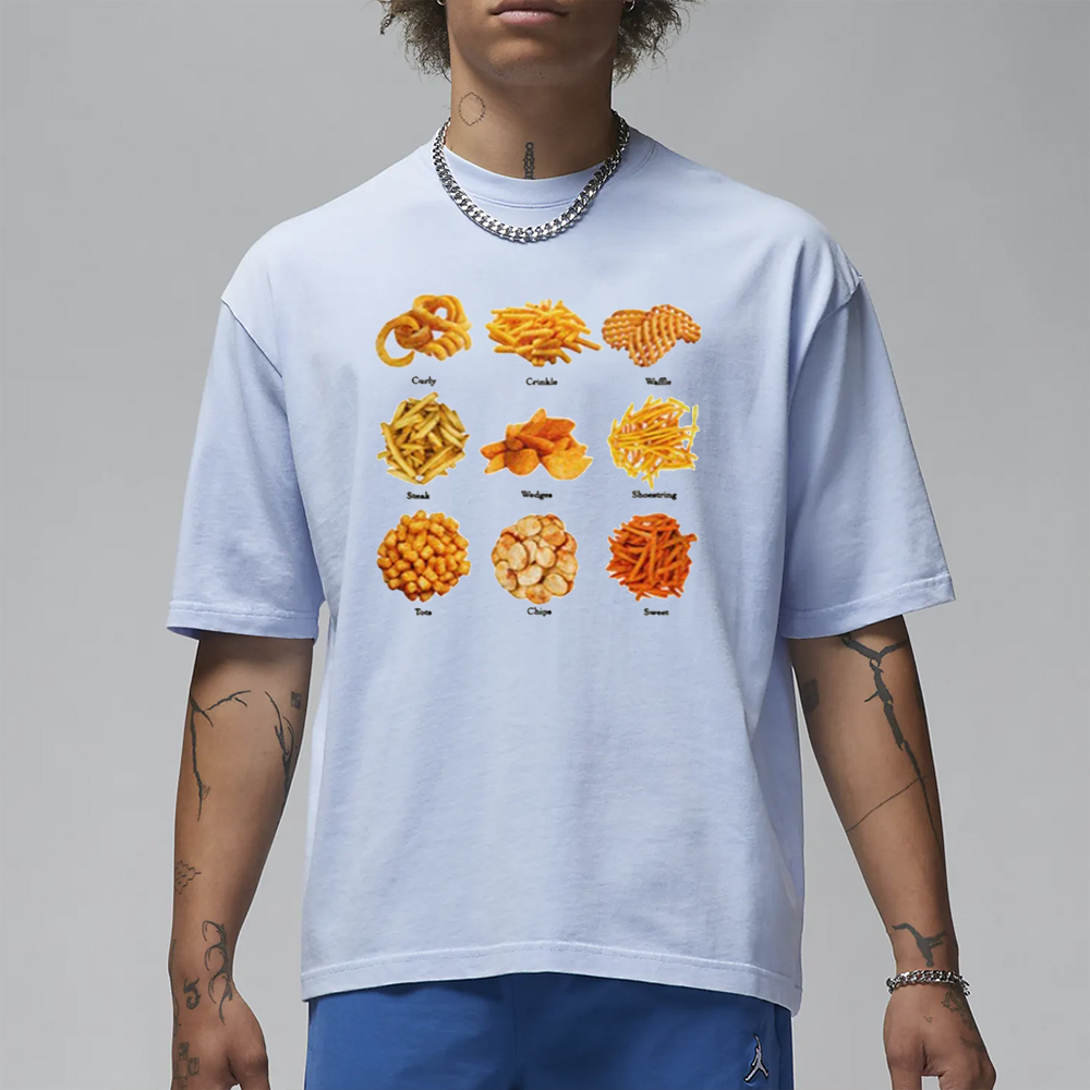 Styles Of French Fries T-Shirt 4 Styles Of French Fries T-Shirt1