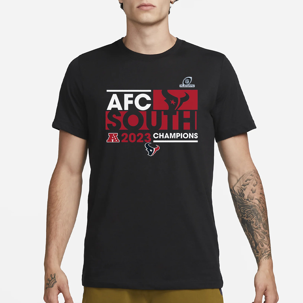 Texans 2023 AFC South Division Champions Playoff T-Shirt 4 Texans 2023 AFC South Division Champions Playoff T-Shirt1