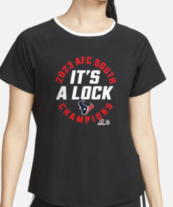 Texans Afc West Champions 2023 It’s A Lock T-Shirt2