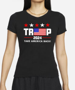 Trump Take America Back Classic Flag T-Shirts