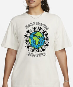 Waveygoodsco Make Movies Shorter T-Shirt3