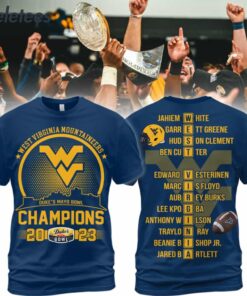 West Virginia Mountaineers Duke's Mayo Bowl Champions 2023 Shirt