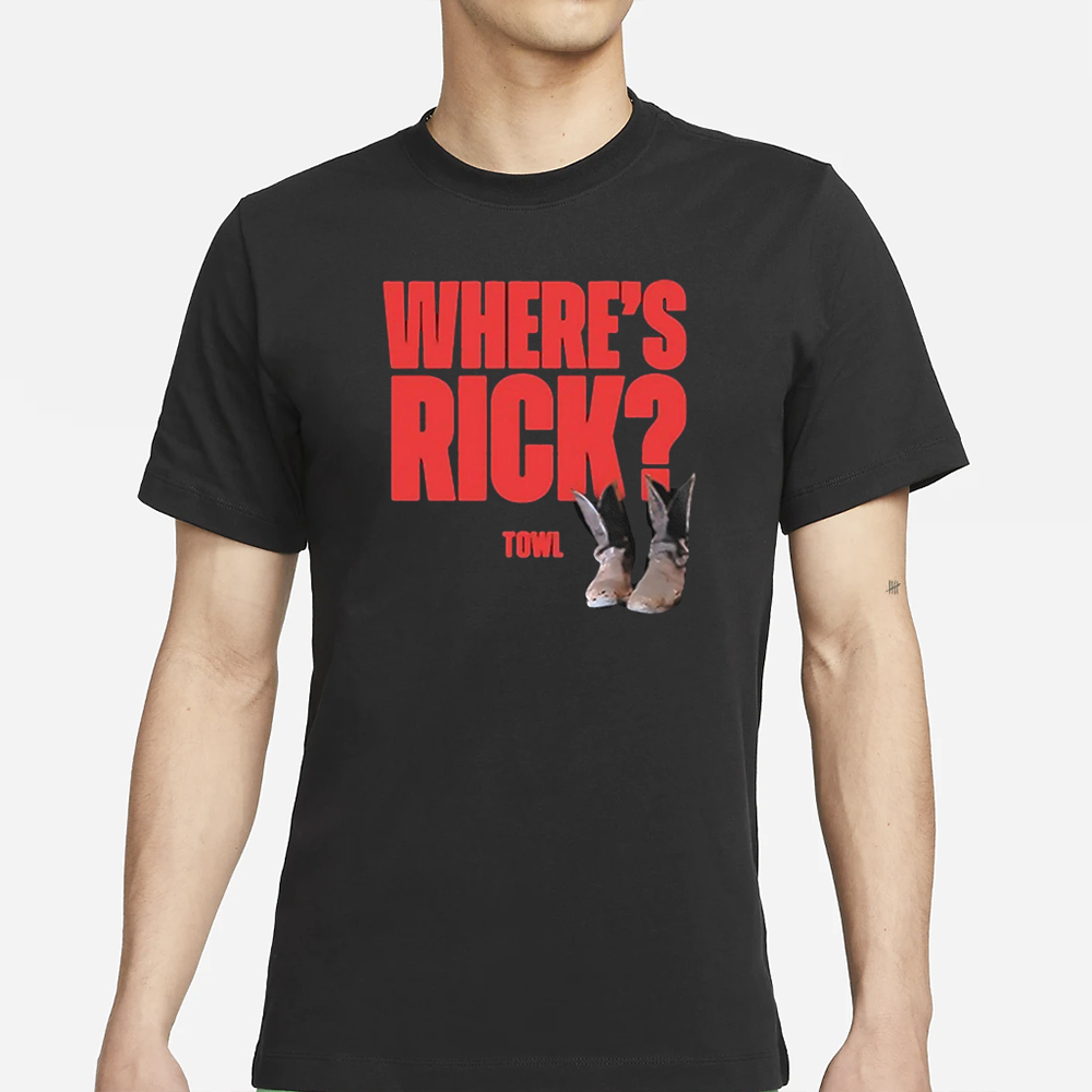 Where’s Rick Towl T-Shirt 4 Where’s Rick Towl T-Shirt