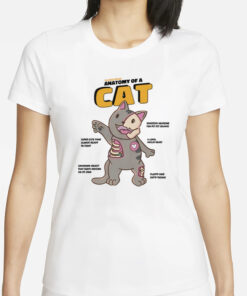 Yujinclothing Cat Anatomy T-Shirt