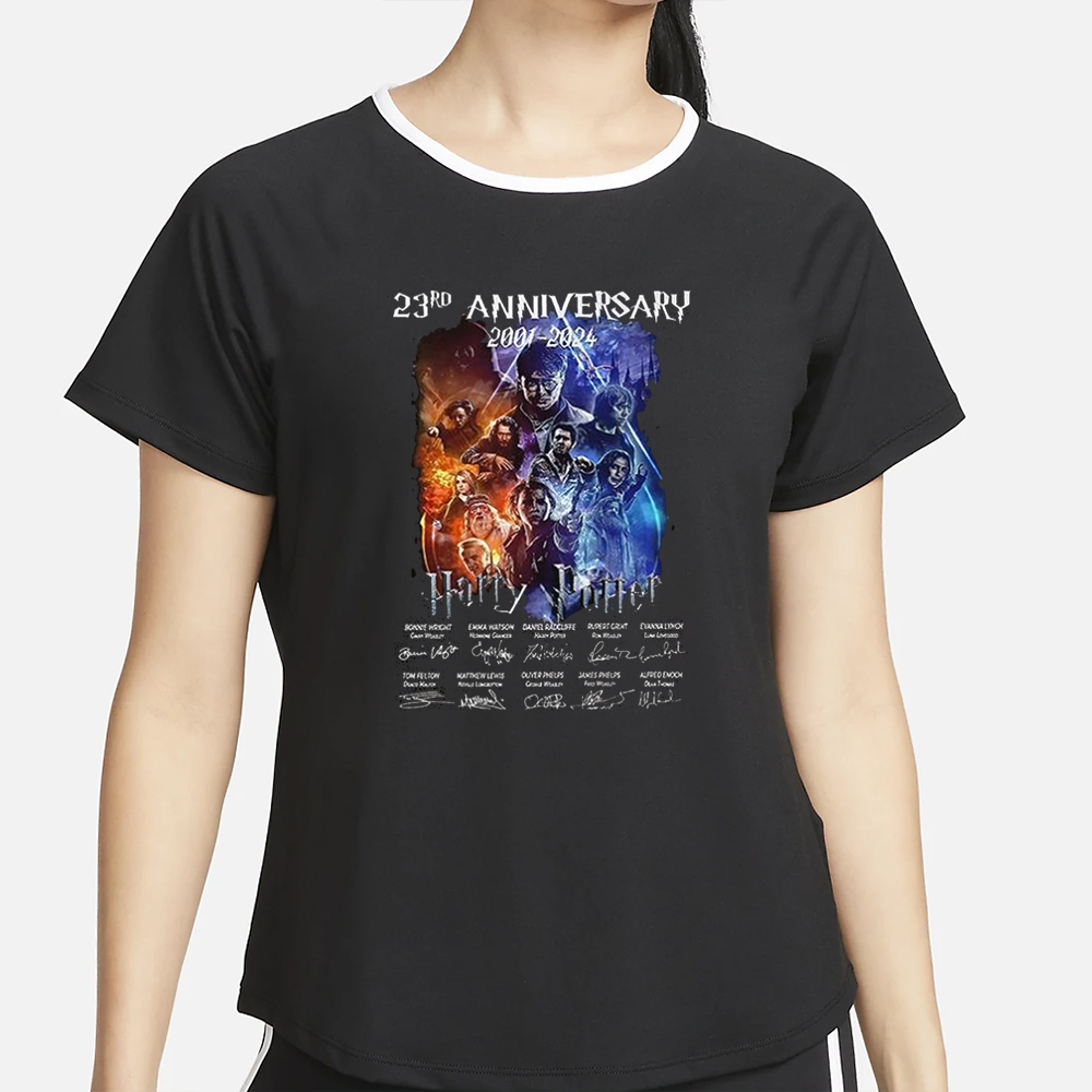 23rd Anniversary 2001 – 2024 Harry Potter Thank You For The Memories T-Shirt 4 23rd Anniversary 2001 – 2024 Harry Potter Thank You For The Memories T-Shirt2