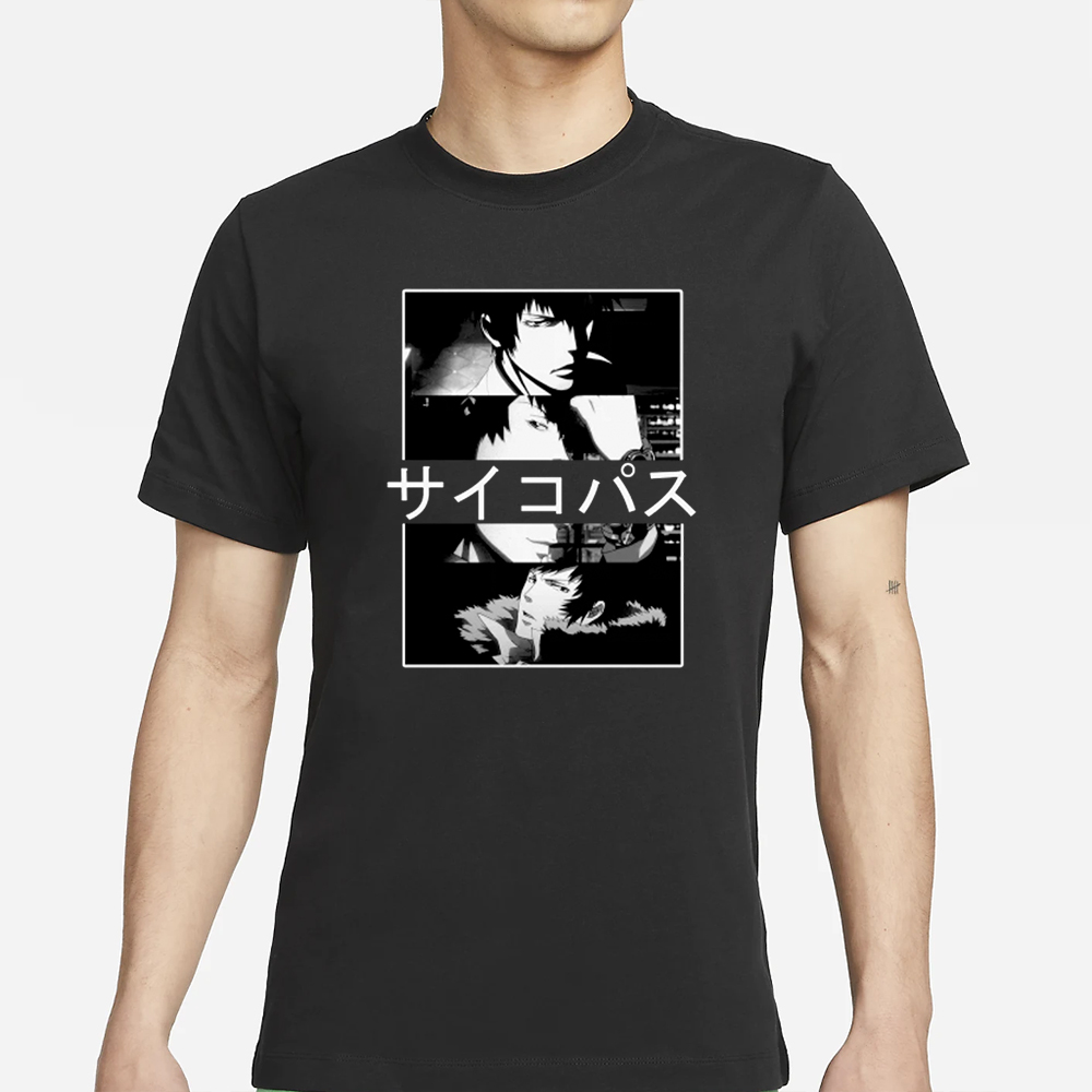 Anime Shirt Psycho Pass - Shinya Kanji T-Shirt 4 Anime Shirt Psycho Pass - Shinya Kanji T-Shirt