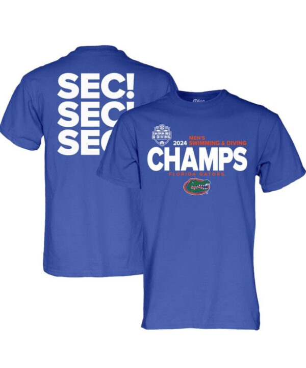Florida Gators 2024 Sec Swimming Diving Champions T-Shirt