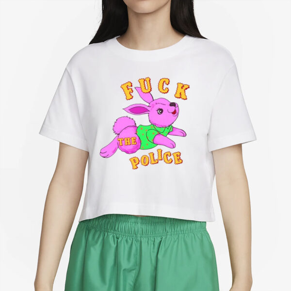 Fuck The Police Bunny Y2k T-Shirt2