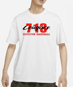 Houston Baseball 713 Cougars Houston Baseball T-Shirts