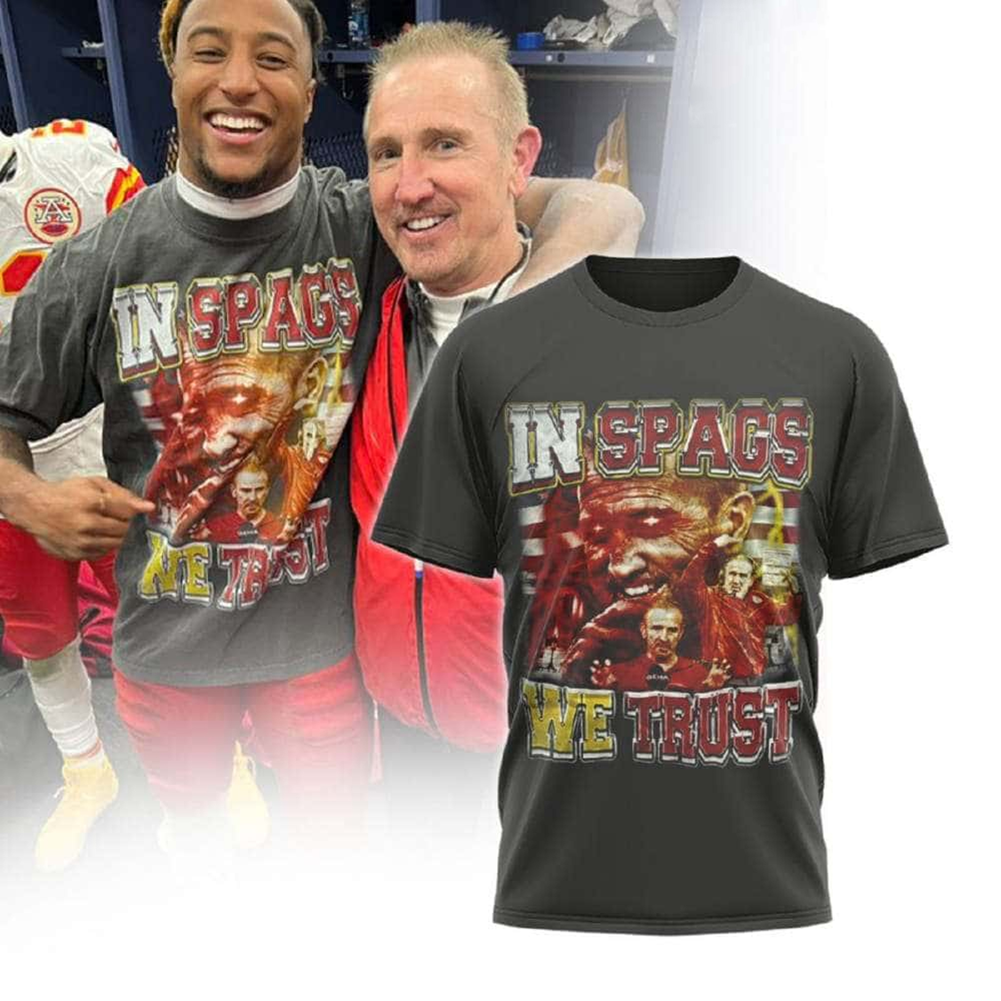 In Spags We Trust T-Shirt Chiefs 4 In Spags We Trust T-Shirt Chiefs