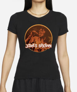 James Brown Say It Loud Stars T-Shirt