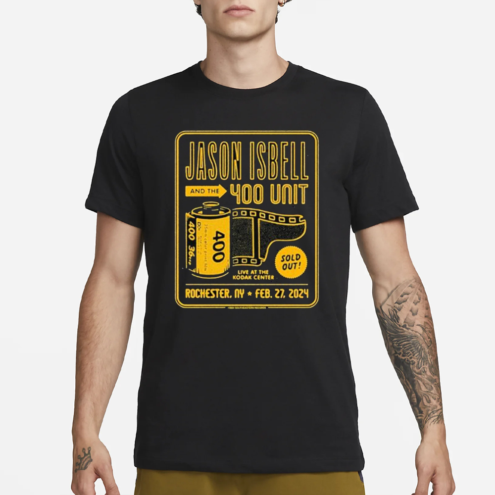 Jason Isbell And The 400 Unit Kodak Center Rochester February 27 2024 T-Shirt 4 Jason Isbell And The 400 Unit Kodak Center Rochester February 27 2024 T-Shirt1