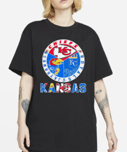 Kansas Sports Teams Chiefs Royals Jayhawks T Shirts