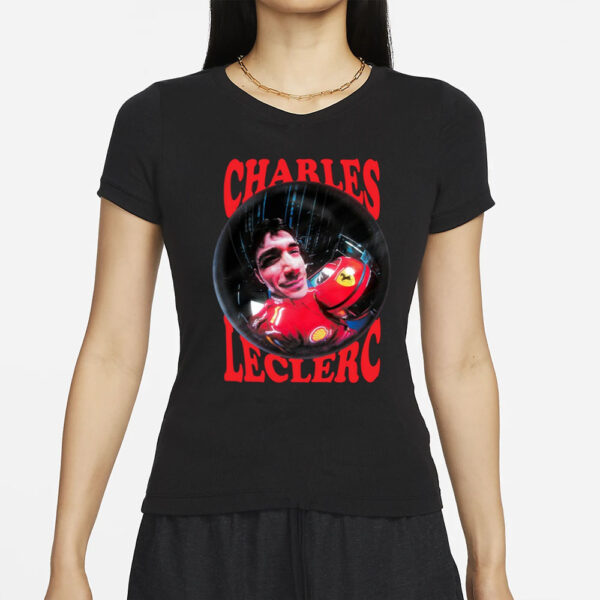 Leclercpsd Charles Leclerc Lewink Poster Shirt